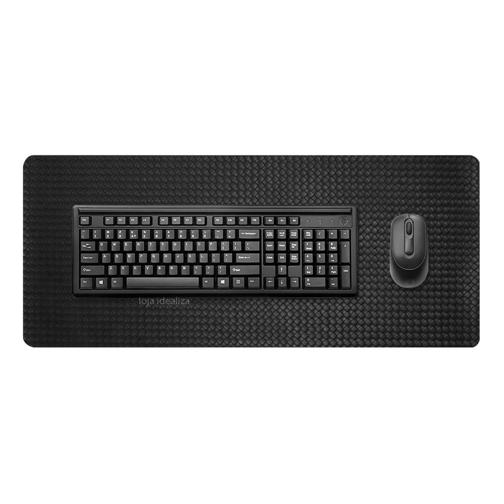 Deskpad Mousepad Grande 70x30 Couro Sintético TRPT + Brinde