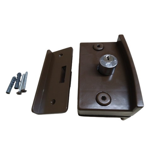 Kit 10 Porta de Correr Giro em Vidro Temperado V/a Marrom