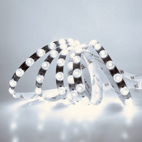 Fita Led Lente 180° 60 Led’s 110v 5 Metros Ip44 22w 6500k Liga Direto