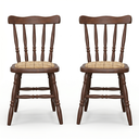 Ver imagem 2 de 2 Cadeiras Colonial Soft Estofada Imbuia
