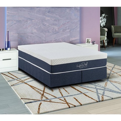 Colchão Queen Kappesberg de Mola Ensacada Confort Roll 158x198x28