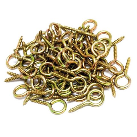 100 Pitão com Rosca para Madeira Bicromatizado 16x30 - Starfer