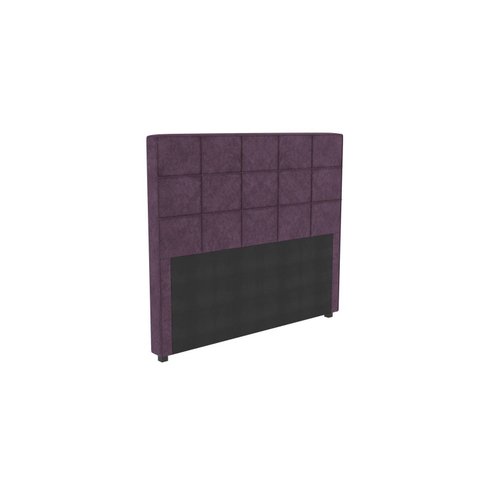 Cabeceira de Estrutura de Madeira Estofada 140x120 Roxo