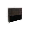 Ver imagem 2 de Cabeceira MDP Estofada Veludo 160x120cm Cinza