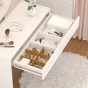 Ver imagem 4 de Penteadeira Camarim Wish 1 Gaveta Organica Branco