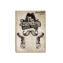 Kit com 03 Placas Mdf Barbearia Les Mustaches Parede Br35 - 6