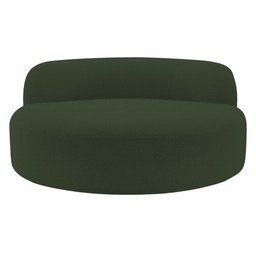Poltrona Orgânica Chaise Rússia Linho Verde - Amarena Móveis - 7