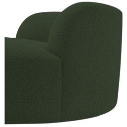 Poltrona Orgânica Chaise Rússia Linho Verde - Amarena Móveis - 4