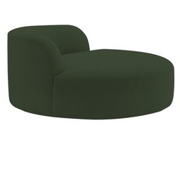Poltrona Orgânica Chaise Rússia Linho Verde - Amarena Móveis - 6