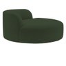 Poltrona Orgânica Chaise Rússia Linho Verde - Amarena Móveis - 6