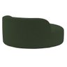 Poltrona Orgânica Chaise Rússia Linho Verde - Amarena Móveis - 5