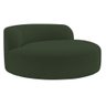 Poltrona Orgânica Chaise Rússia Linho Verde - Amarena Móveis - 1