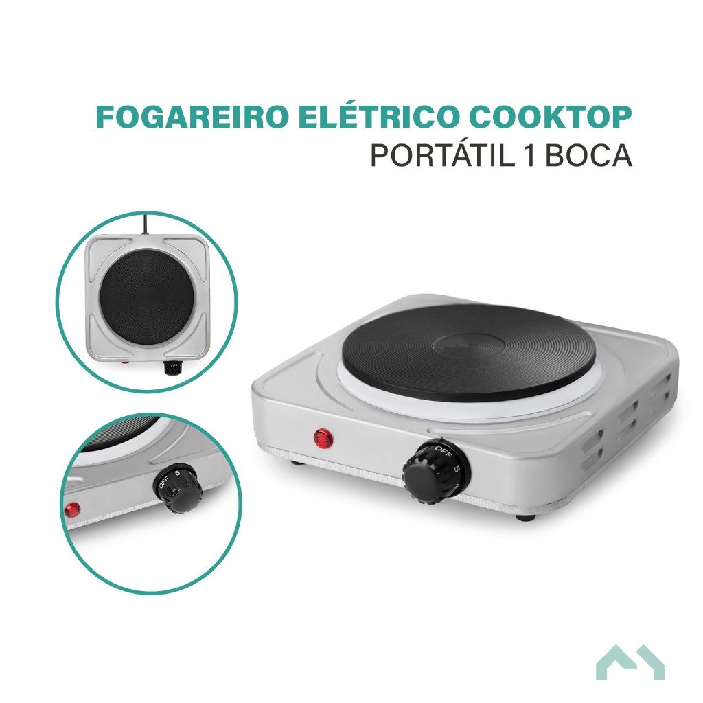 Fogão Eléctrico 1 Boca para Pescaria Cozinha - 4