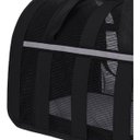 Ver imagem 6 de Bolsa Transporte Cao Gato Cachorro Pet Faixa Refletiva Segurança Animal de Estimaçao Pequeno Porte V