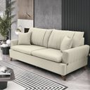 Ver mais imagens de Sofa 3 Lugares 180 cm Eron Linho Cru Vazzano