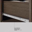 Ver imagem 7 de Guarda Roupa Casal 8 Portas e 2 Gavetas Paranaguá - Ébano Touch