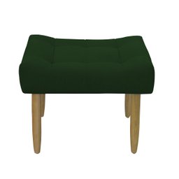 Puff Decorativo Quarto e Sala de Estar Suede Light Herrero:Verde - 2