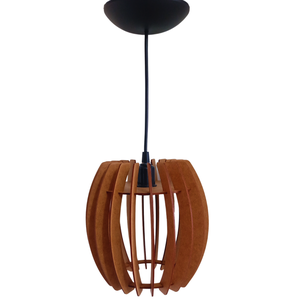 Lustre pendente em MDF