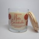 Ver mais imagens de Vela Aromática Decorativa Natal Encantado com Pavio de Algodão e Cera de Coco 200GR Essência Premium