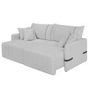 Ver imagem 6 de Sofá Cama Retrátil 180cm Essence D05 Linho Cinza/preto - Mpozenato