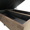 Ver imagem 2 de Base Box Bau Queen em Suede Cor Marrom