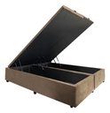 Ver imagem 4 de Base Box Bau Queen em Suede Cor Marrom