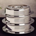 Ver imagem 4 de 5 Cloche Aço Inox 28cm Tramontina Service Tampa para Alimentos Cúpula de Prato Restaurante