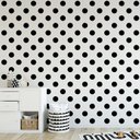 Ver imagem 2 de Papel de Parede Kids N'teens 100104 Bolas Pretas Rolo 5mt²