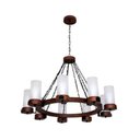 Ver imagem 1 de Lustre Country Envelhecido 9 Lâmpadas 1109e - Luminárias Müller
