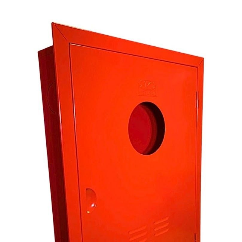 Abrigo 2 Mangueira Incêndio Embutir Chapa de Aço 90x60x23cm - 2