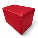 Ver imagem 7 de Puff Baú Banqueta Retangular Organizar e Decorar 55cm Vermelho