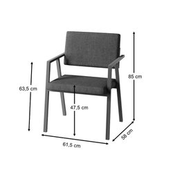 Cadeira para Escritório Podium Plus Space Preto - 2