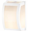Ver imagem 4 de Kit 8 Arandelas Luminárias Parede Smart E27 Branca Lente Leitosa Curvada Dital Externa Interna