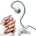 Ver imagem 6 de Luz Led Uv Lanterna Mesa com Garra Secagem Unhas Gel Cabine