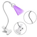 Ver imagem 2 de Luz Led Uv Lanterna Mesa com Garra Secagem Unhas Gel Cabine