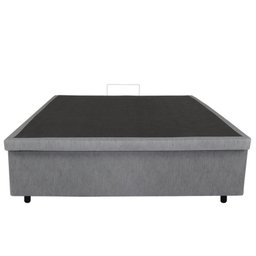 Cama Box Baú Casal Courino Cinza 138x188x42 - 2