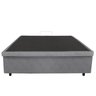 Cama Box Baú Casal B&G Courino Cinza 138x188x42 - 2
