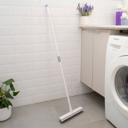Vassoura Emborrachada com Rodo Multiuso 2 em 1 Limpeza Geral Varre e Seca - Simplo - 6