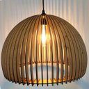 Ver imagem 2 de Luminária Teto tipo Pendente CASABLANCA MDF - Completa