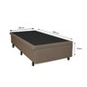 Cama Box Baú Solteiro 88x188x42cm Bege com Pistão a Gás - 4