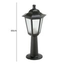 Ver imagem 3 de Kit 2 Balizadores para Jardim Preto Lente Fosca Termoplástico Grega Dital Iluminação Externa