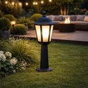 Ver imagem 5 de Kit 2 Balizadores para Jardim Preto Lente Fosca Termoplástico Grega Dital Iluminação Externa