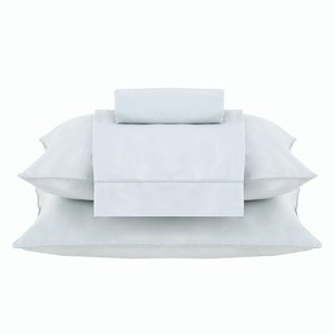 Jogo Cama Queen Buddemeyer 180 Fios Basic Percalle Verde 021