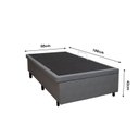 Ver imagem 4 de Cama Box Baú Solteiro 88x188x42cm Cinza com Pistão a Gás