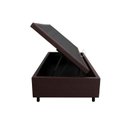 Ver imagem 5 de Cama Box Baú Solteiro 88x188x42cm Marrom com Pistão a Gás