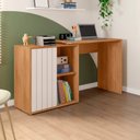 Ver imagem 1 de Escrivaninha Mesa Escritório com 1 Porta Start