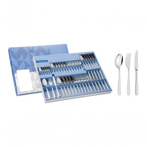 Faqueiro Cosmos 42 Peças Aço Inox Brilho Tramontina