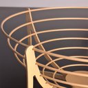 Ver imagem 3 de Fruteira de Mesa Gold Matte Aramada Redonda 34,5 Masutti Aço Carbono Hélice Organize Cesta de