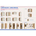 Ver mais imagens de Gabinete Cozinha Modulado Balcão Bless Canto 1 Porta 93cm Jequitiba/Off Linea