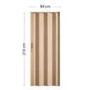 Ver imagem 4 de Porta Sanfonada de PVC 210cm x 84cm Plastporta Bcf Marrom/Castanho
